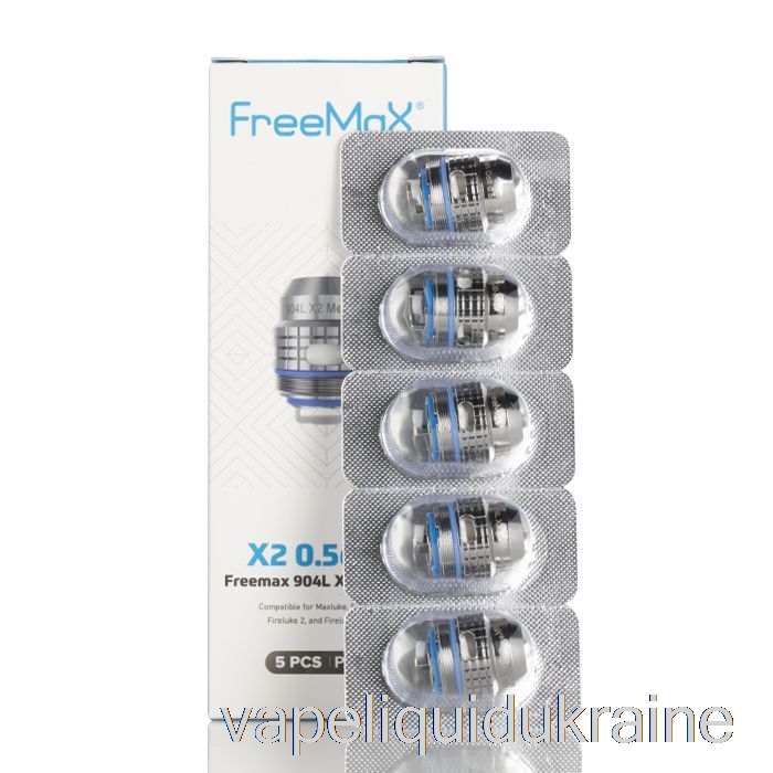 Vape Liquid Ukraine FreeMaX Maxluke 904L X Replacement Coils 0.5ohm 904L X2 Dual Mesh Coils